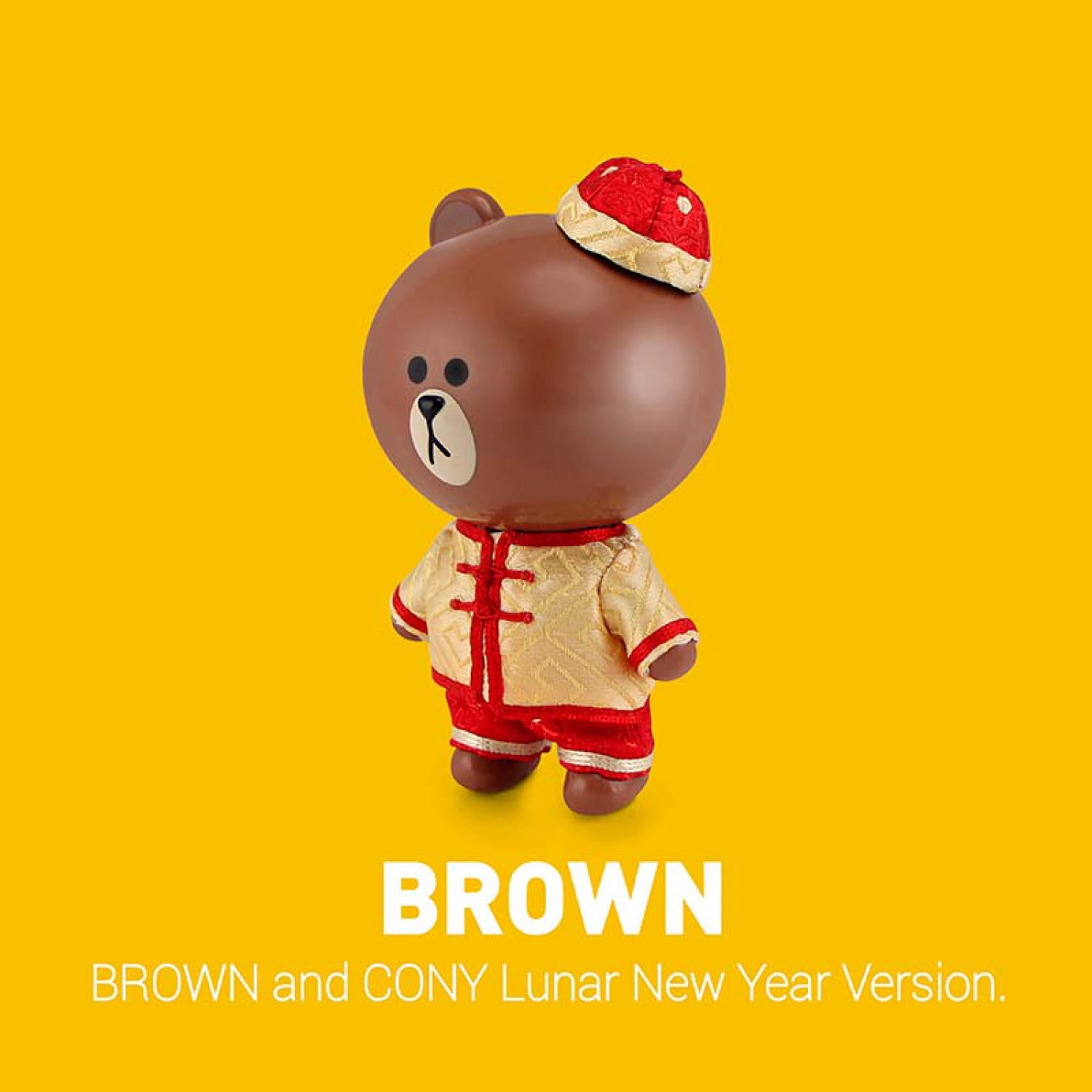 [P-Style] LINE FRIENDS - BROWN Lunar New Year Version